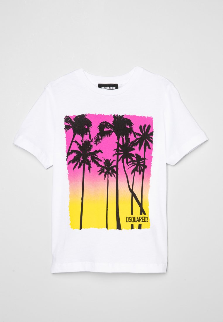 Dsquared2 T-shirt print wit Dsquared2 T-shirt print wit