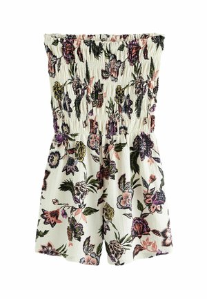 BANDEAU SHIRRED PETITE - Kombinezons - white floral