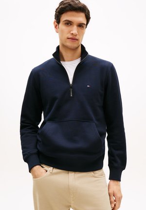 Tommy Hilfiger ESSENTIAL ZIP CORE - Felpa - desert sky