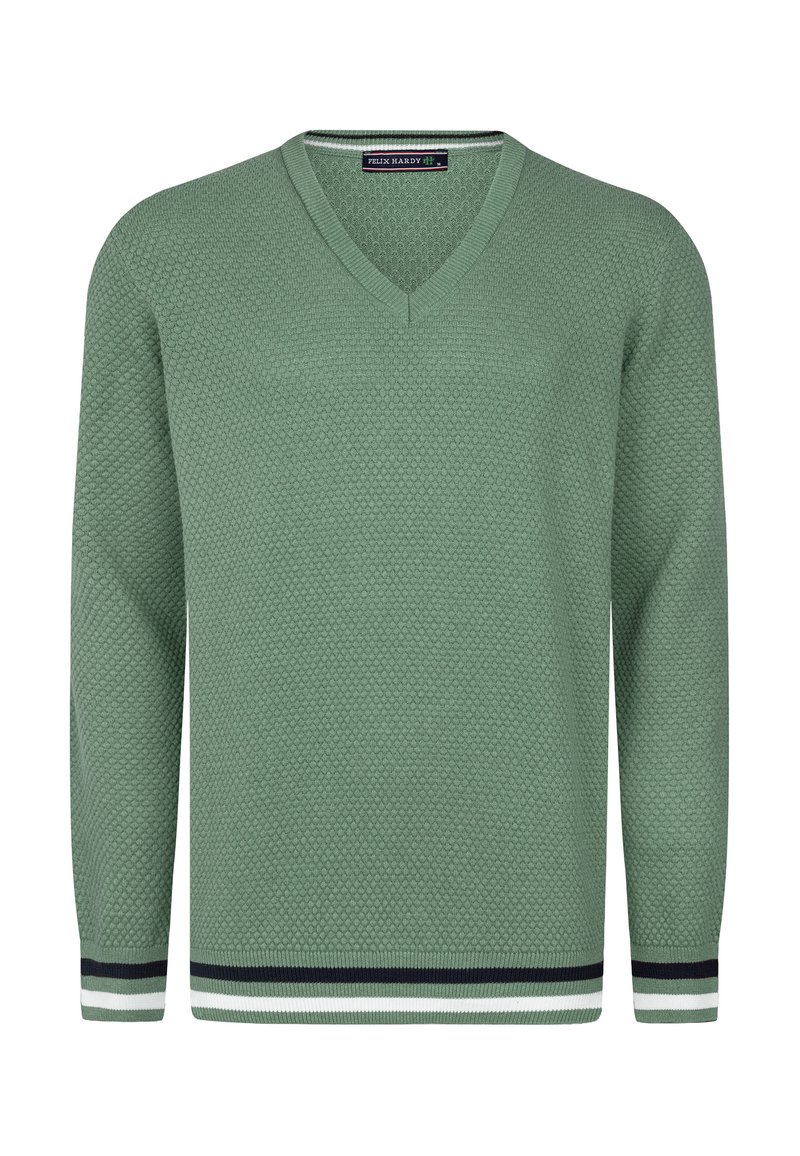 Felix Hardy V-NECK - Maglione - green