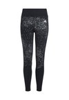 JUNIOR - Leggings - black/silver met.