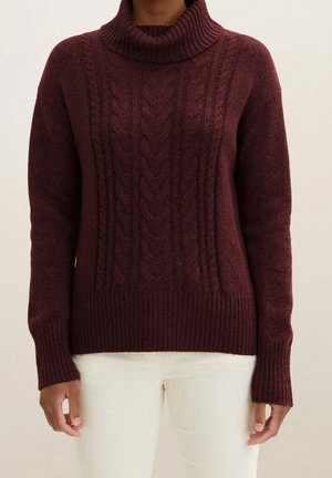 Jersey de punto - dark red