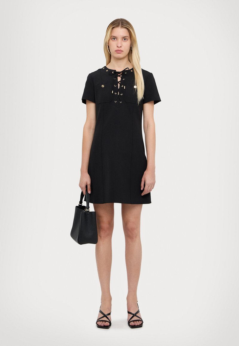 shoes with black lace dress Women's 70s Mod Resortwear Dress Set – OXKnit main image 1