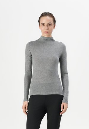 Maglietta a manica lunga - medium grey heather