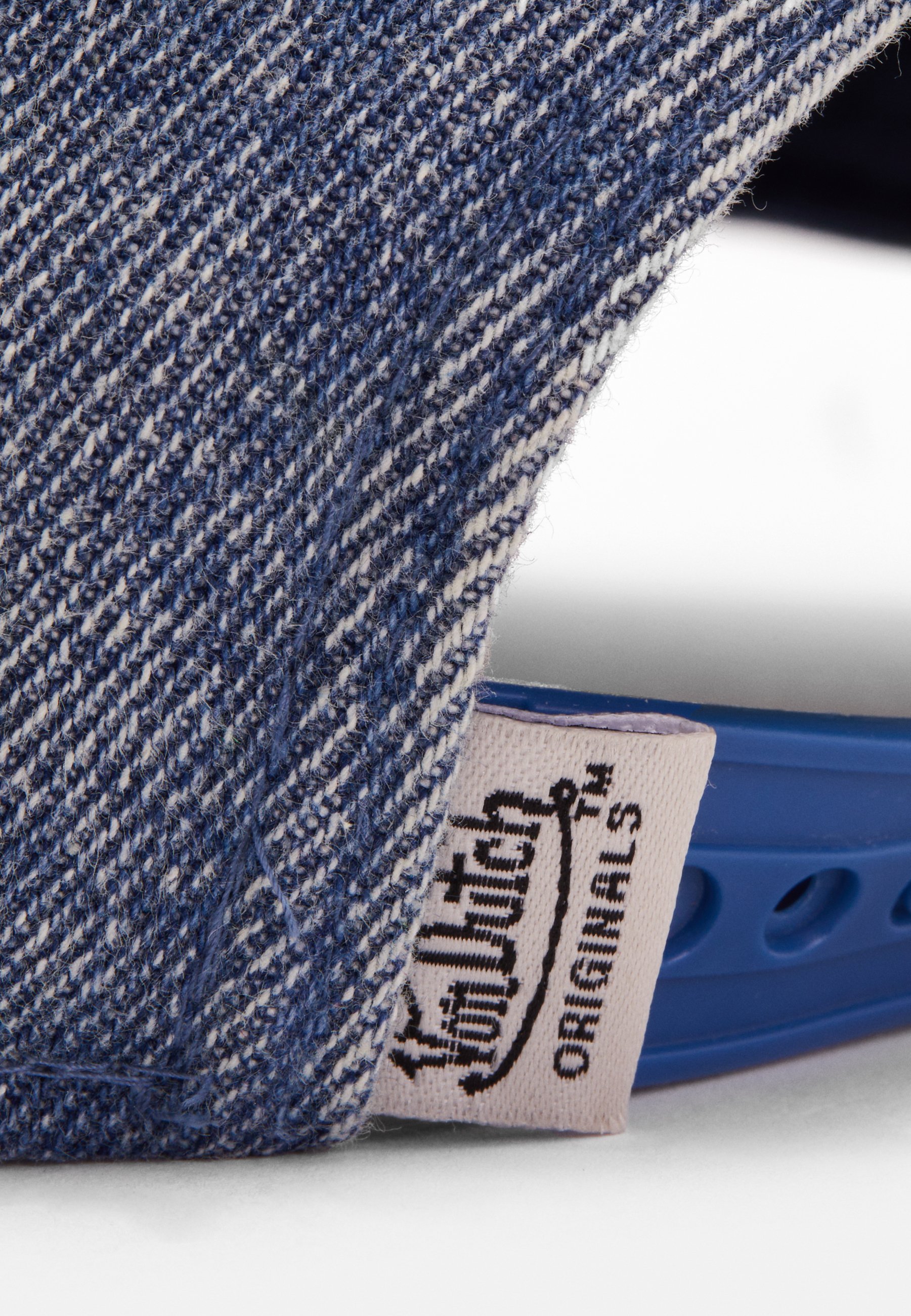 Von Dutch Baseballkappe – 100% Baumwolle, Denim-Look, Verstellbar (55,5–60 Cm), Mit Schweißschutzband
