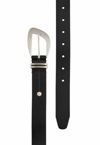 ITALY REGULAR FIT - Remen - black silver