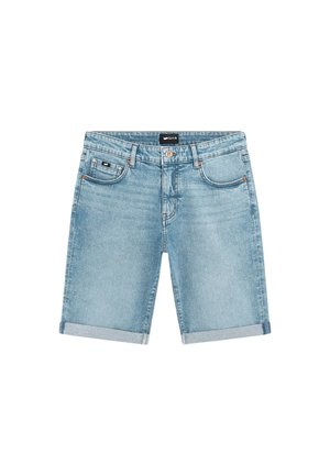 GAS, BERMUDA - Jeansshort - blue