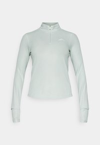 Nike Performance TRAIL MIDLAYER - T-shirt à manches longues - light silver-coloured/gris clair - ZALANDO.FR