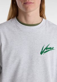 Vans BRUSH SCRIPT LOOSE FIT - Camiseta estampada - light grey heather