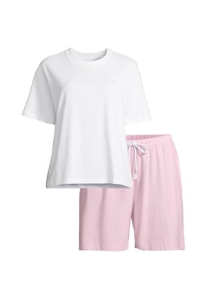 mey, MEY SET - Nachtwäsche Set - rosa weiß