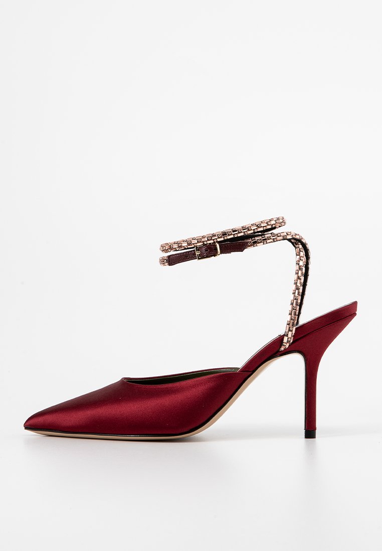 Maria Luca Hoge hakken donkerrood Maria Luca Hoge hakken donkerrood