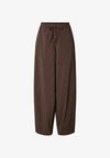 Wide-leg PCANJA MW BARREL - Pantalon classique - delicioso