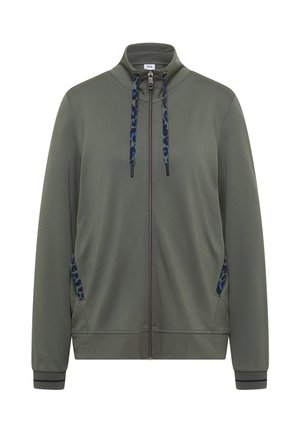 Cecil, LIGHTWEIGHT JACKET WITH A STAND-UP COLLAR AND ZIP - Sweat zippé - dried olive green