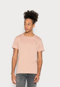 Replay CREW TEE 3 PACK - T-shirt básica - hazelnut/ smoke grey/ black