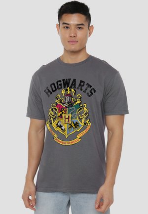 Cotton Soul, HARRY POTTER HOGWARTS CREST - Print T-shirt - anthracite