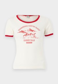 WESTERN RINGER BABY - Trükipildiga T-särk - white
