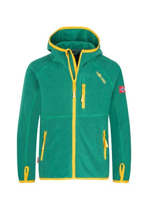 TROLLKIDS, KIDS SANDEFJORD JACKET UNISEX - Fleece jacket - dark green