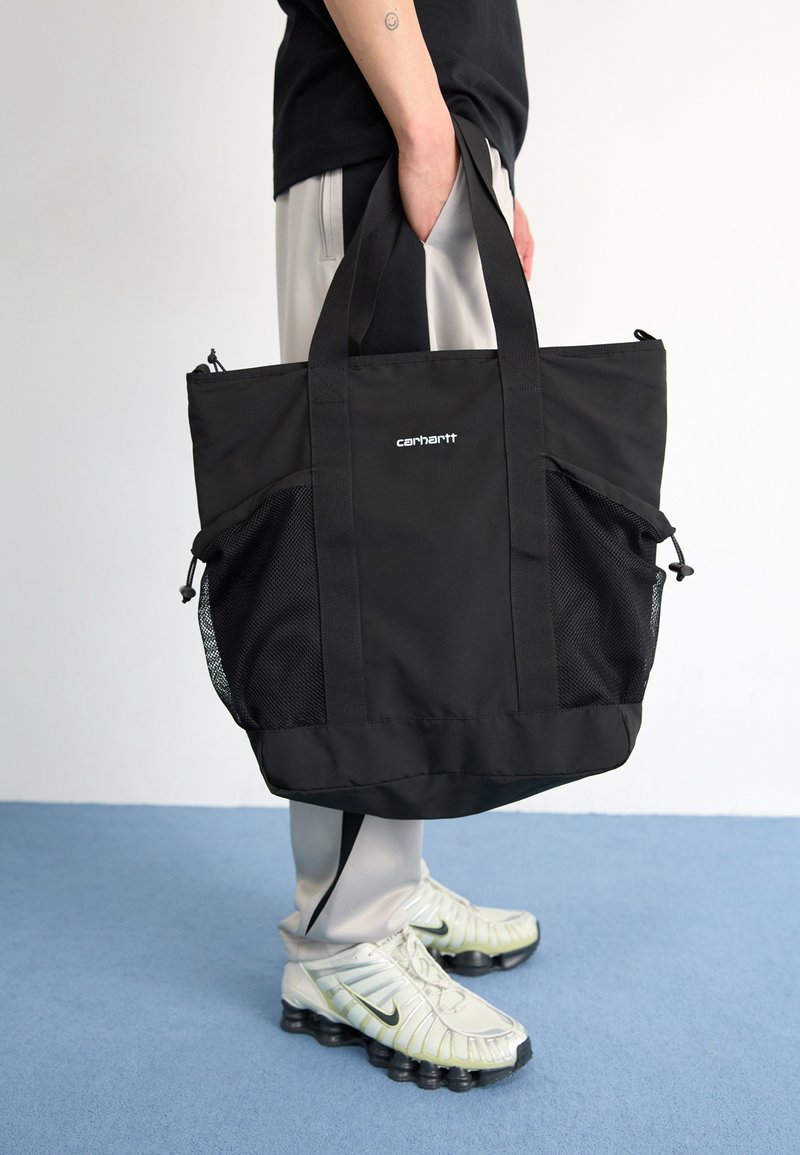 Carhartt WIP - IRWIN TOTE BAG UNISEX - Shopping bags - black / black / white, Forstør