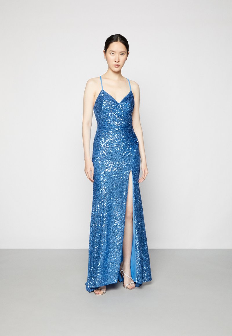 Mascara Ballkleid steele blue/blau Zalando.de