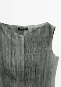 Massimo Dutti FABRIC - Blouse - grey