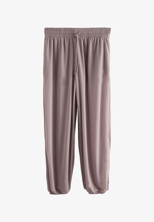 Next, REGULAR FIT - SHEER BALLOON LEG TIE WAIST TROUSERS . - Pantaloni sportivi - mauve purple