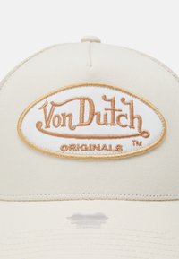 Von Dutch TRUCKER BOSTON UNISEX - Kšiltovka - cream/gold-coloured