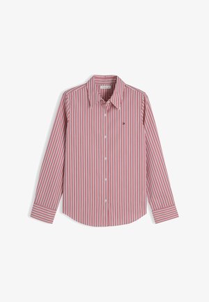 Tommy Hilfiger, POPLIN REGULAR SHIRT - CORE SHIRTING - Skjortebluser - red