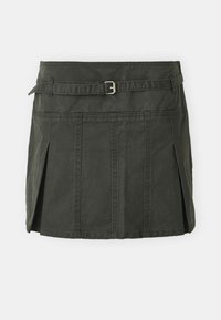 ONLDEEN COATED SKIRT - Suknja A kroja - black washed