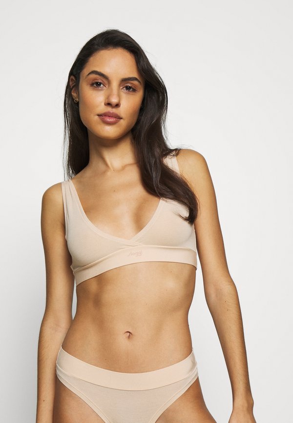 GO ALLROUND BRALETTE - Bustier - peanut butter