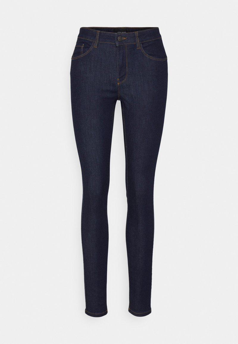 Vero Moda Tall VMSEVEN SHAPE UP - Calças de ganga de corte skinny - dark blue