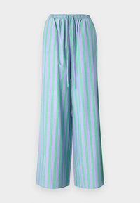 STRIPE WIDE LEG - Kelnės - lilac