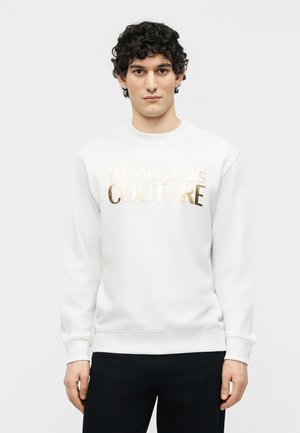 Melegítőfelső - white/gold-coloured