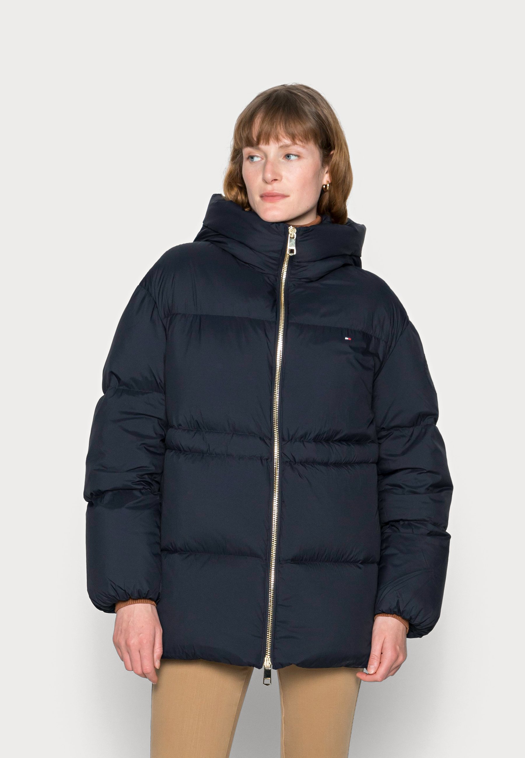 tommy hilfiger funnel hood down puffer