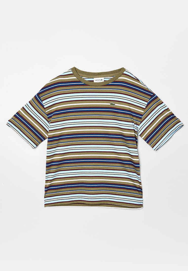 Lacoste T-shirt print kaki