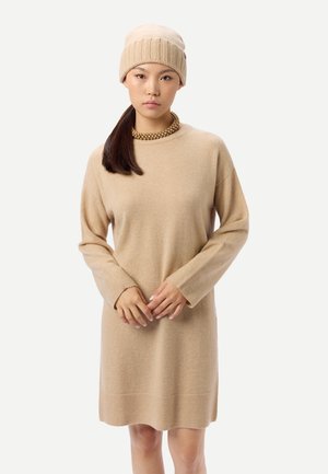 Strickkleid - beige