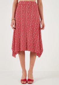 LELA - REGULAR FIT - Suknja A kroja - red Minijatura 1