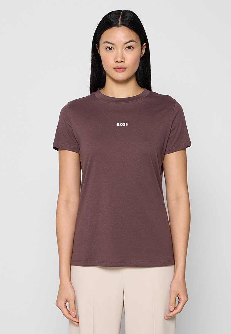 Boss T-shirt basic rood Boss T-shirt basic rood