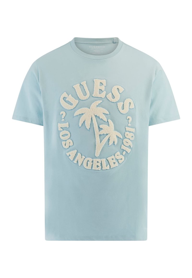 Guess T-shirt print lichtblauw