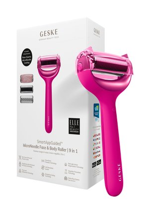 MICRONEEDLE FACE BODY ROLLER | 9 IN 1 - Accessoires soin du corps - magenta