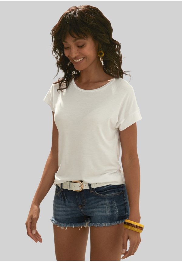 T-Shirt basic - weiß