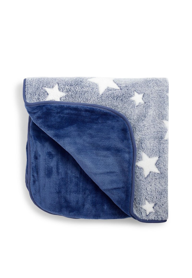 Next BABY FLEECE BLANKET Baby blanket blue star/blue Zalando.de