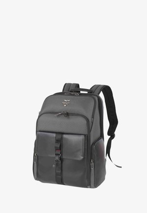 AERONAUTICA MILITARE, TYPHOON UNISEX - Zaino da viaggio - grigio-nero
