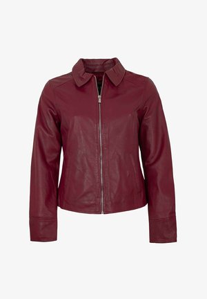 Lederjacken24, Lederjacke - weinrot