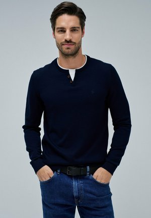 Jersey de punto - blau
