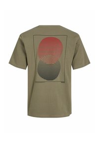 R.D.D. ROYAL DENIM DIVISION T-shirt print - dusky green