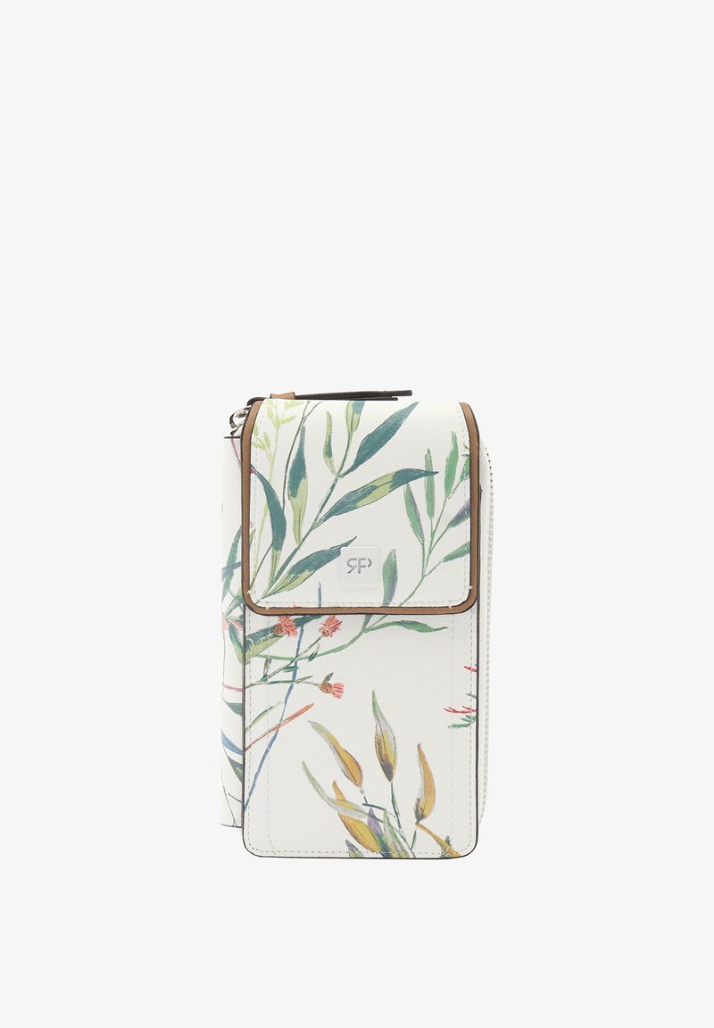 PARFOIS FLORAL PRINT - Taštička na mobil - green