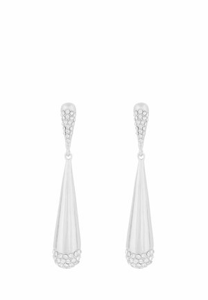 VEIL MIRROR DOUBLE CRYSTAL - Örhänge - s clear