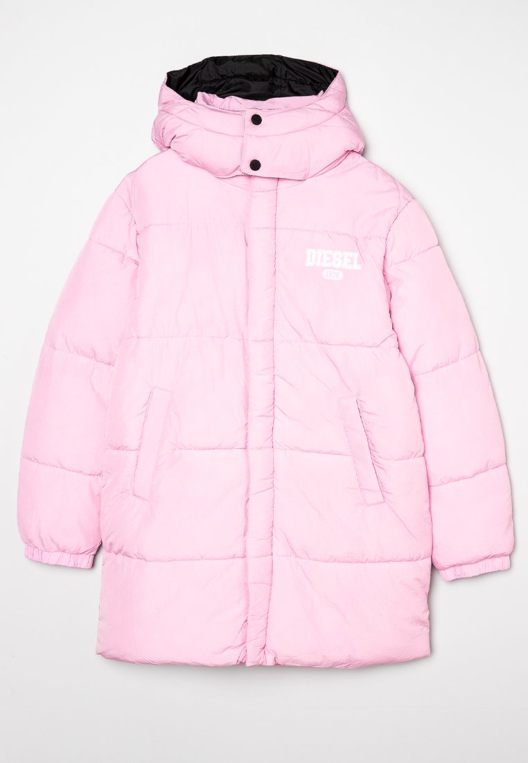 Diesel Wintermantel donkerroze Diesel Wintermantel donkerroze