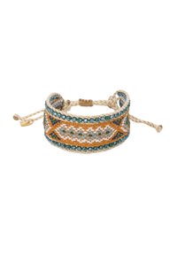 Armband - orange green beige  bluette
