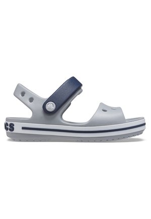 CROCBAND SANDAL KIDS - Badesandaler - light grey/navy